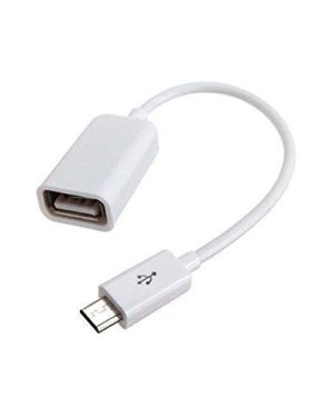 Micro USB OTG Cable (White)